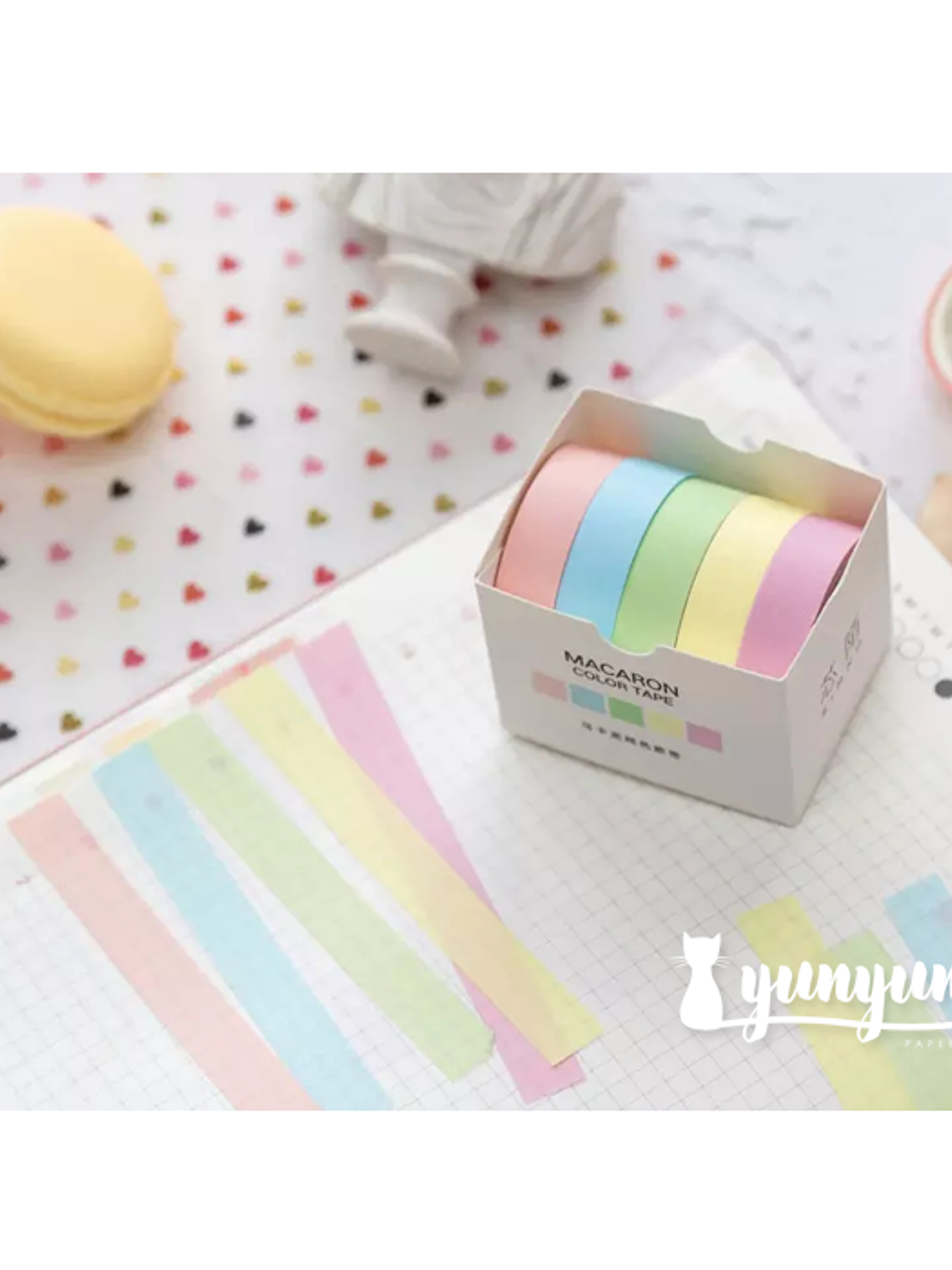 Washi Tapes Macaron I - 5 pzas 1