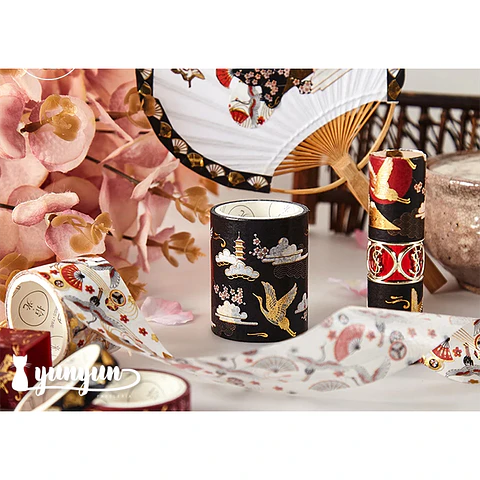 Box Washi Tapes Oriental Foil - 5 pzas