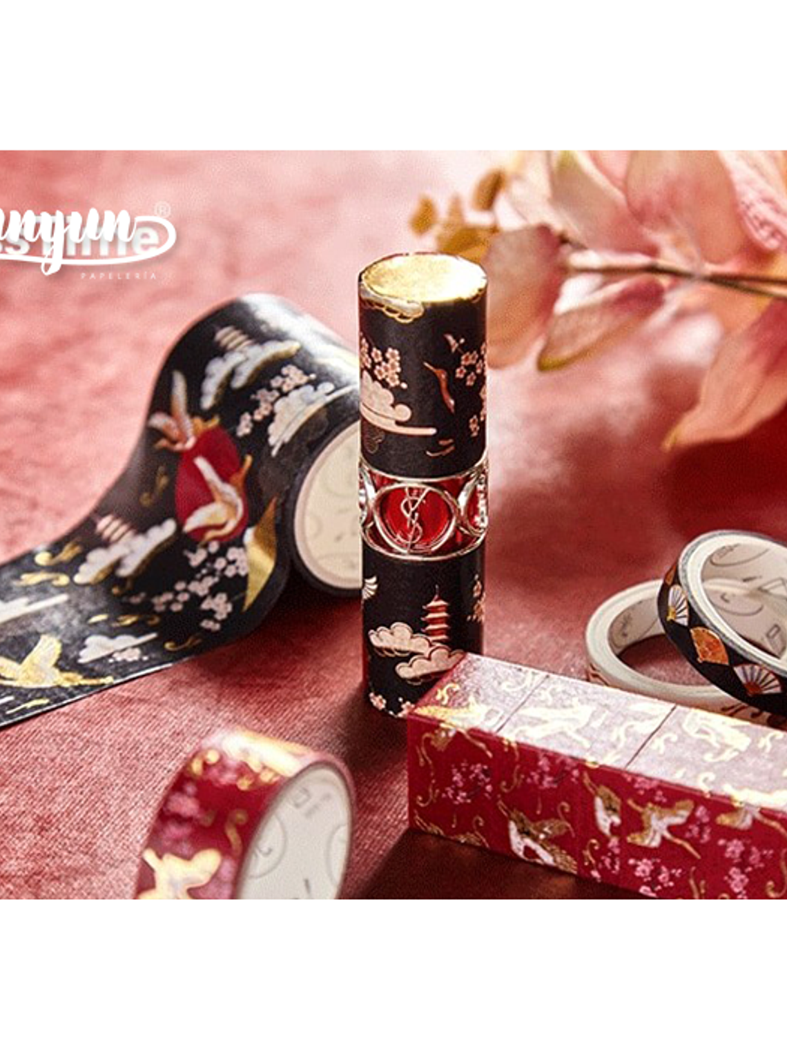 Box Washi Tapes Oriental Foil - 5 pzas 2