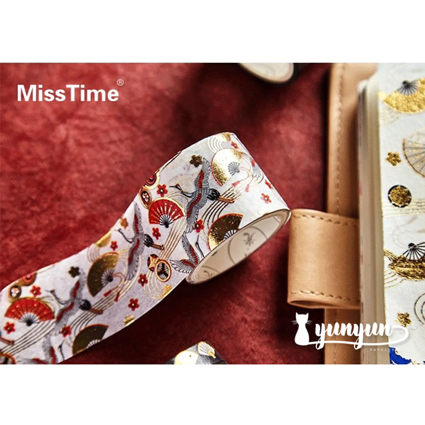 Box Washi Tapes Oriental Foil - 5 pzas 4
