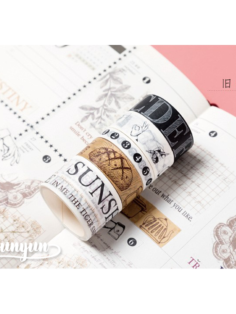 Pack Washi Tapes - 7 Cintas 3