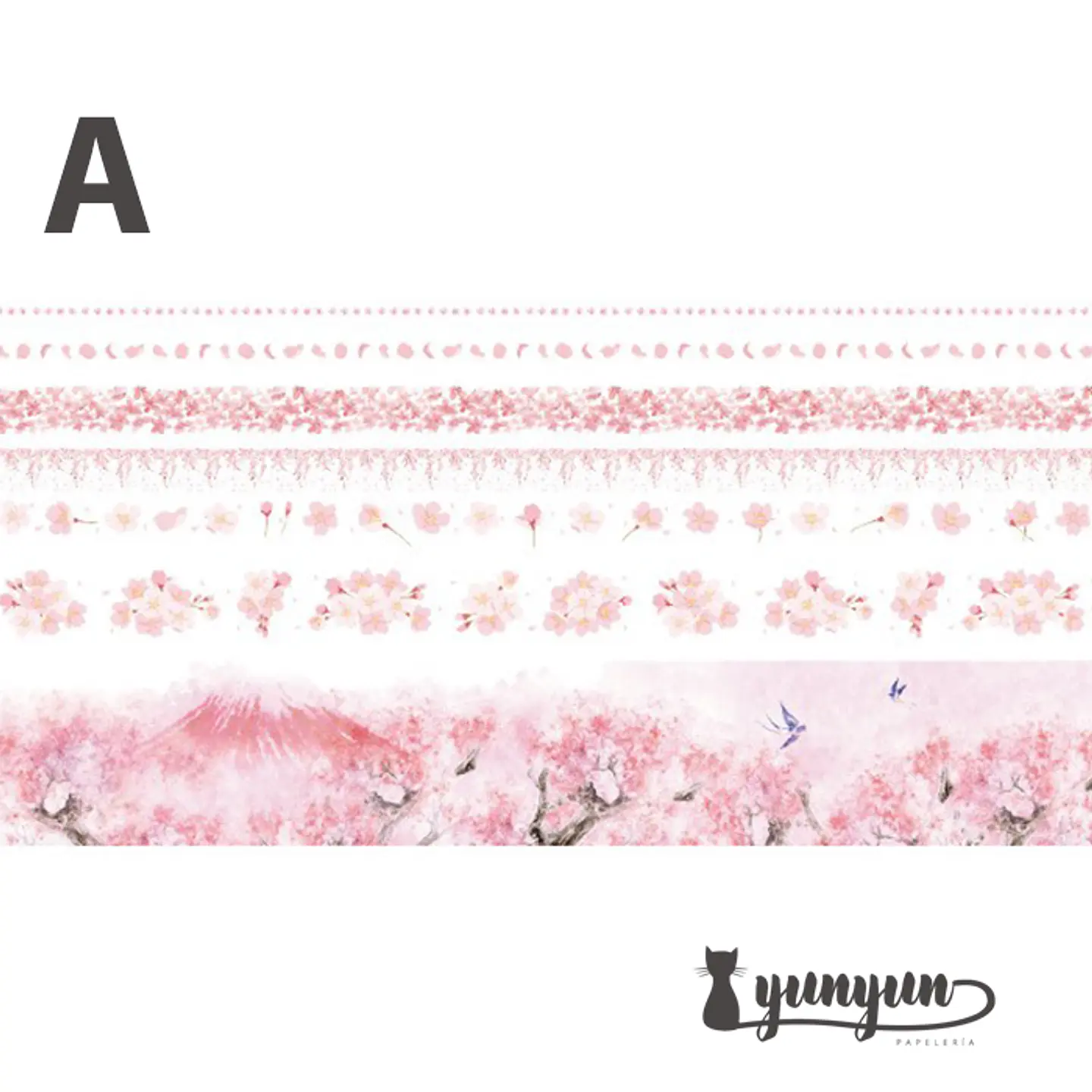 Pack Washi Tapes - 7 Cintas 7