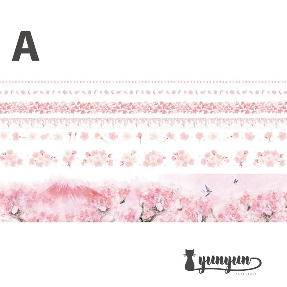 Pack Washi Tapes - 7 Cintas 7