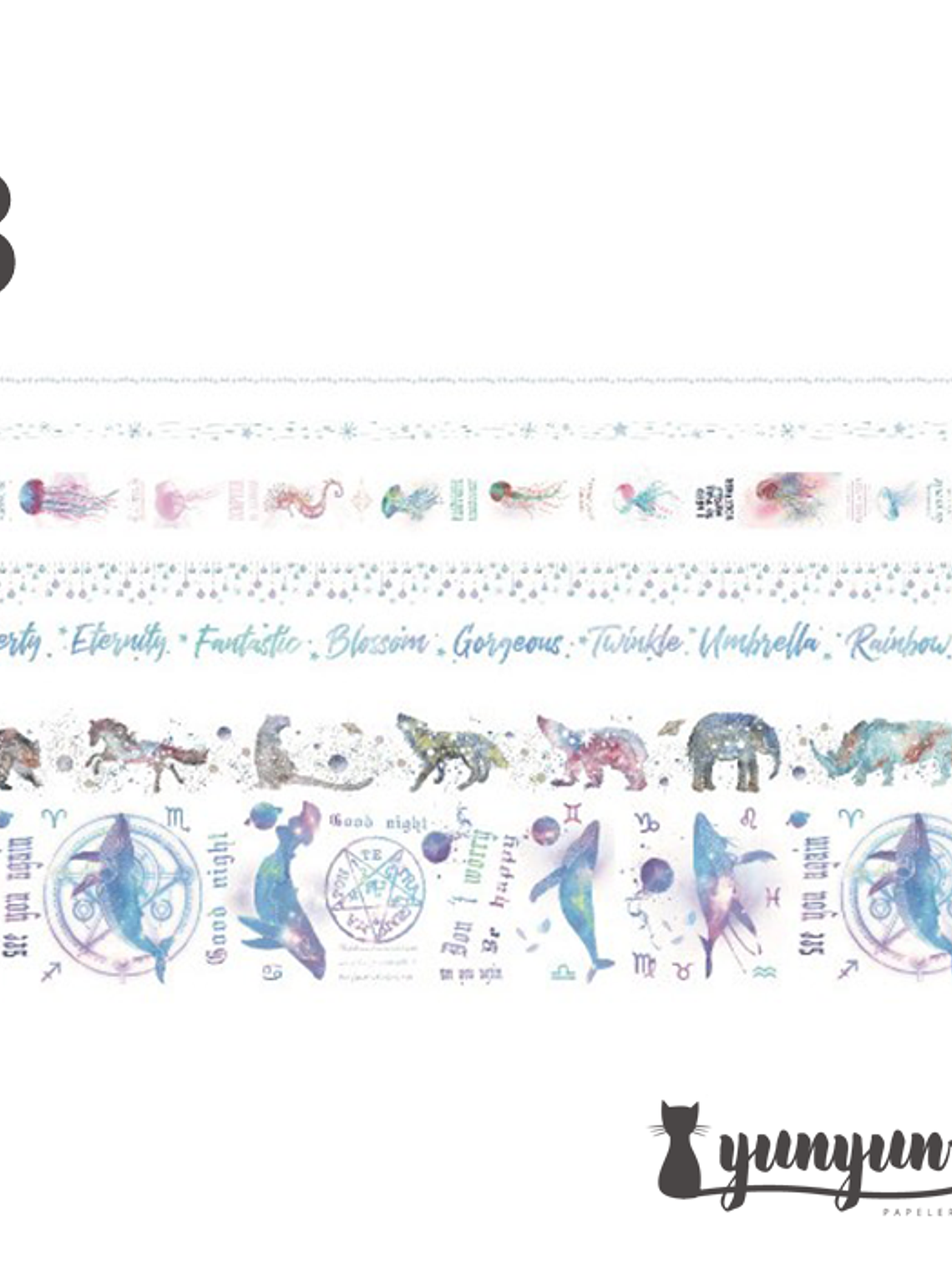 Pack Washi Tapes - 7 Cintas 8
