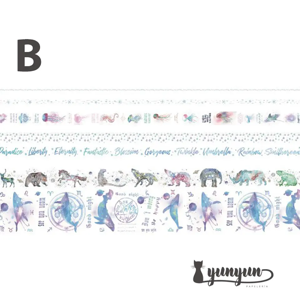 Pack Washi Tapes - 7 Cintas 8