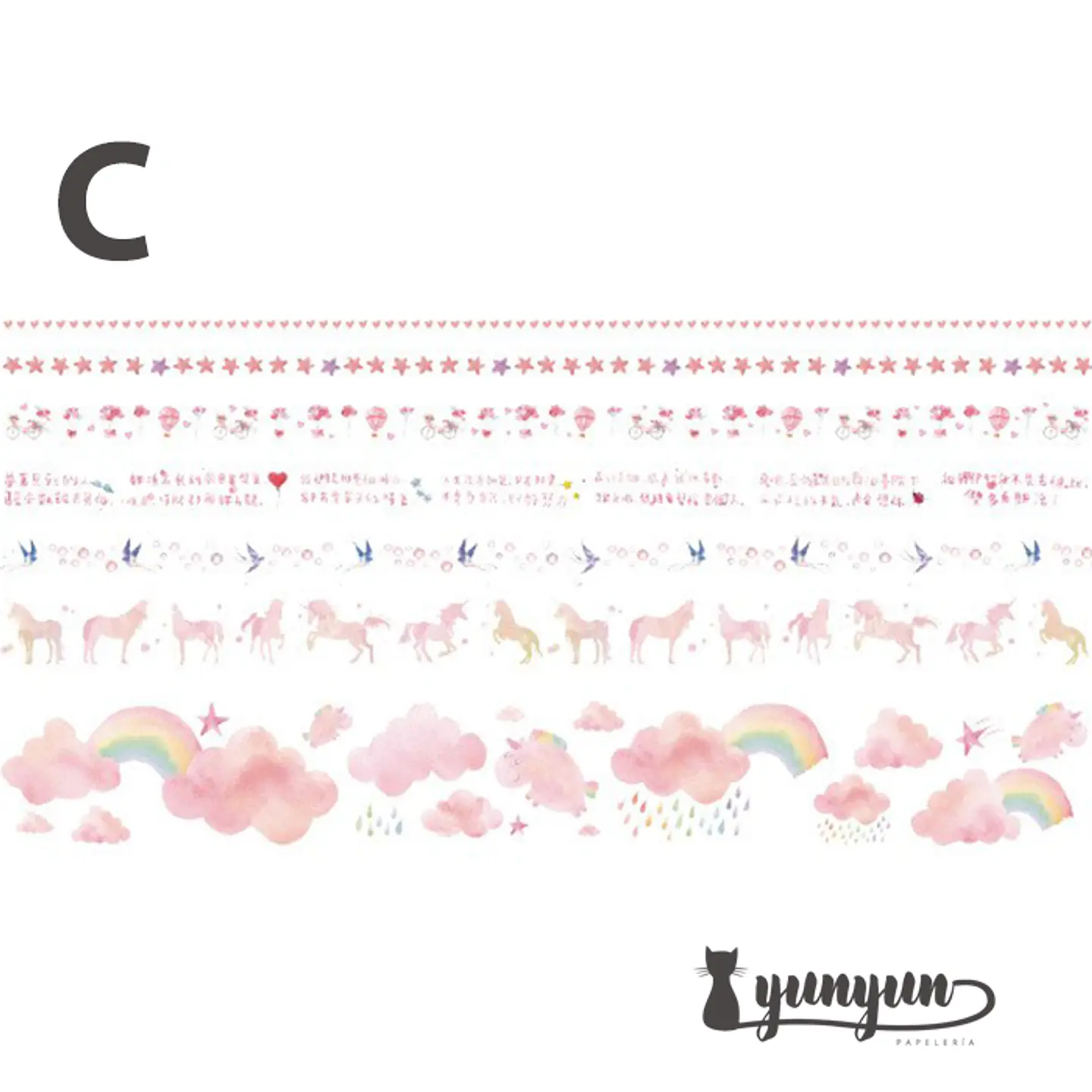 Pack Washi Tapes - 7 Cintas 9