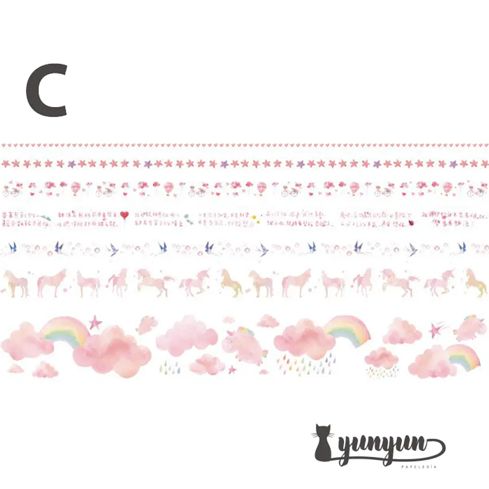 Pack Washi Tapes - 7 Cintas 9