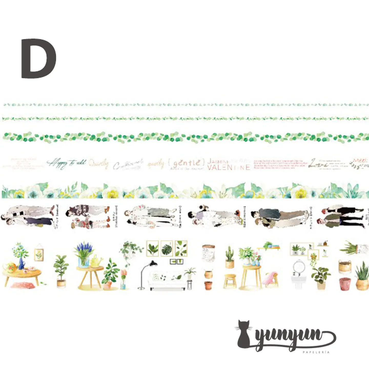 Pack Washi Tapes - 7 Cintas 10
