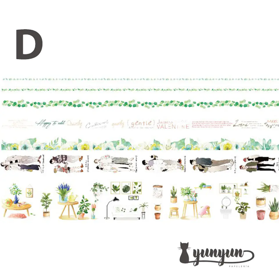 Pack Washi Tapes - 7 Cintas 10
