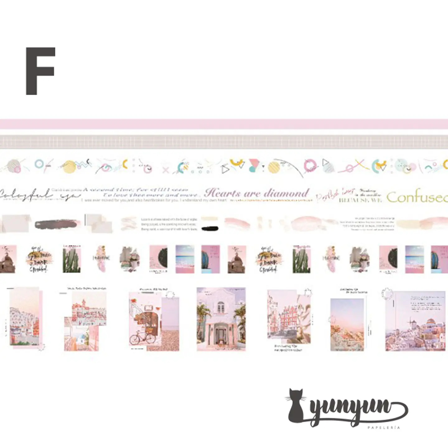 Pack Washi Tapes - 7 Cintas 12