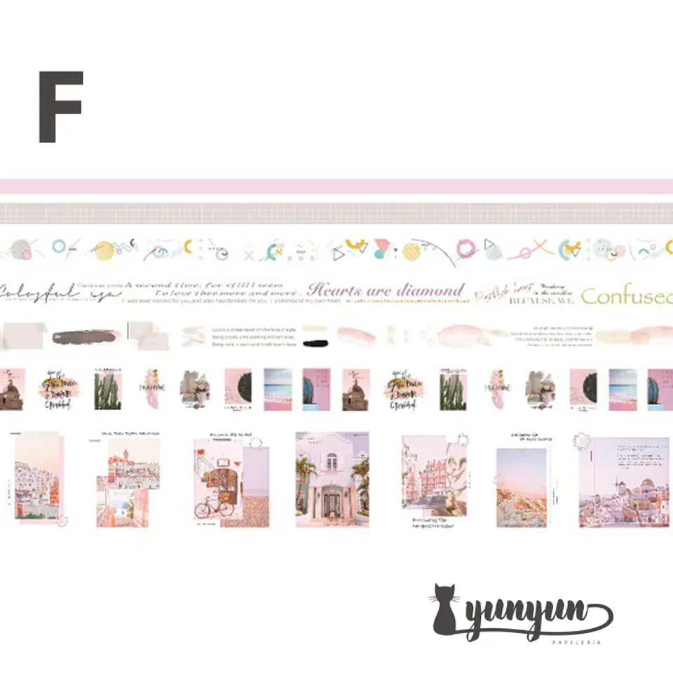 Pack Washi Tapes - 7 Cintas 12