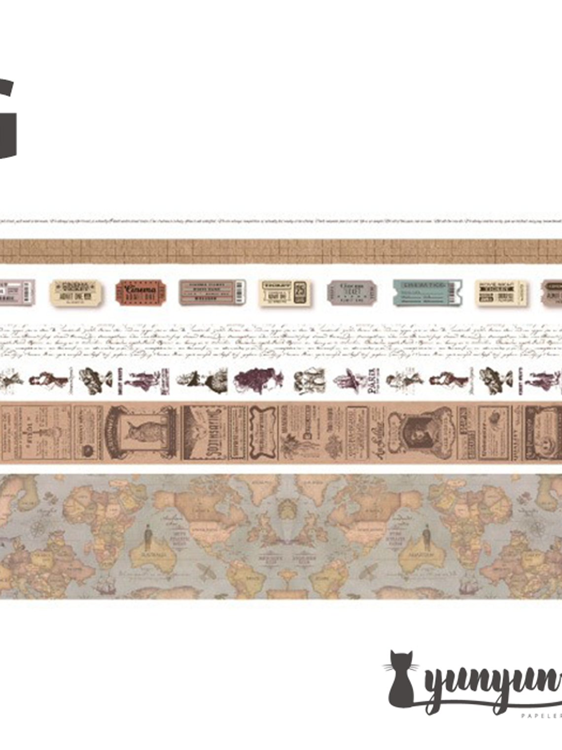 Pack Washi Tapes - 7 Cintas 13