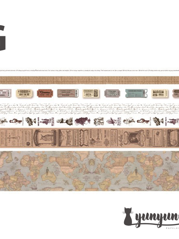 Pack Washi Tapes - 7 Cintas 13