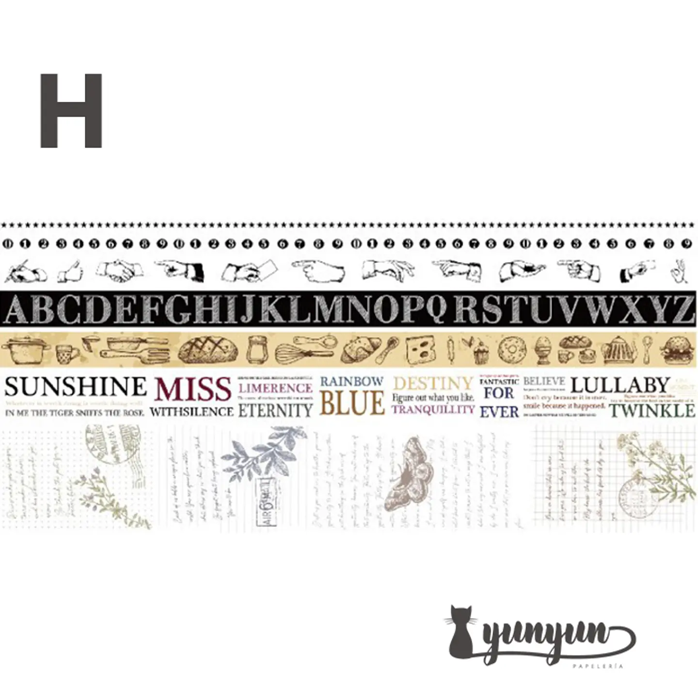 Pack Washi Tapes - 7 Cintas 14