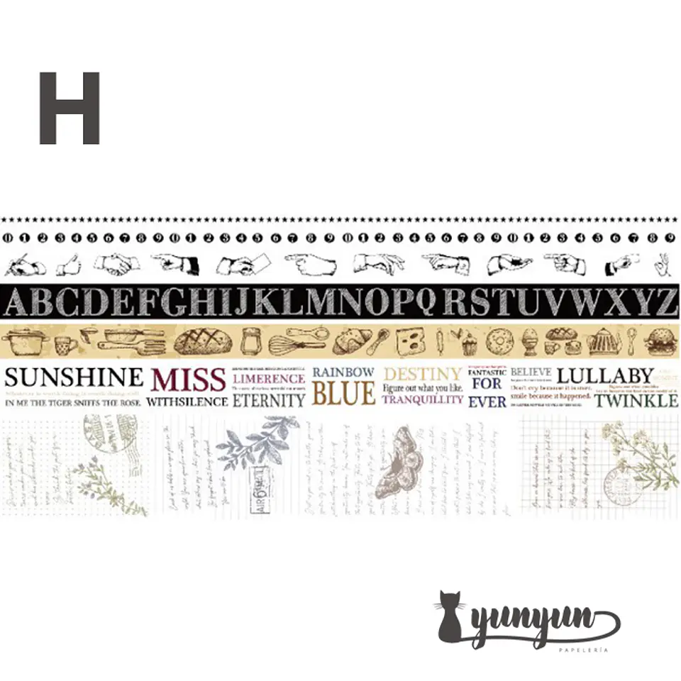 Pack Washi Tapes - 7 Cintas 14