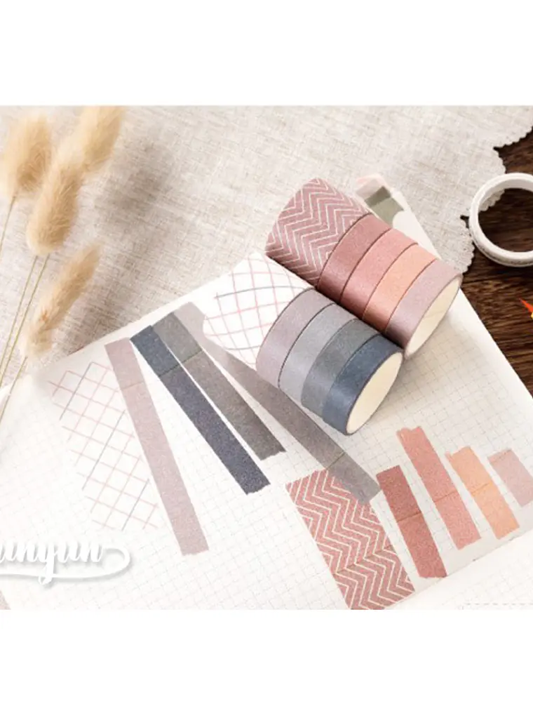 Pack 10 Washi Tapes 4