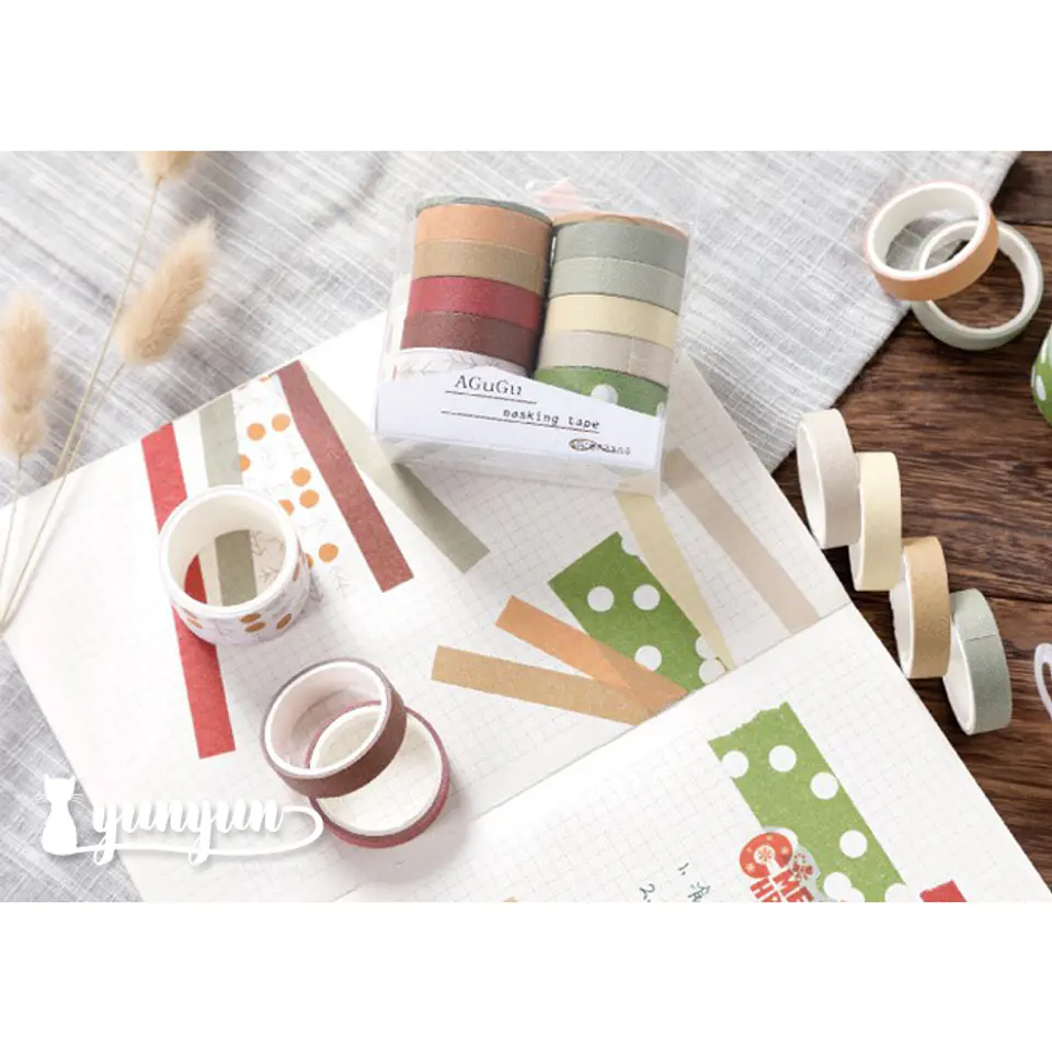 Pack 10 Washi Tapes 5