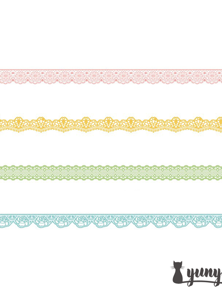 Blonda Colores - 1,5cm  5