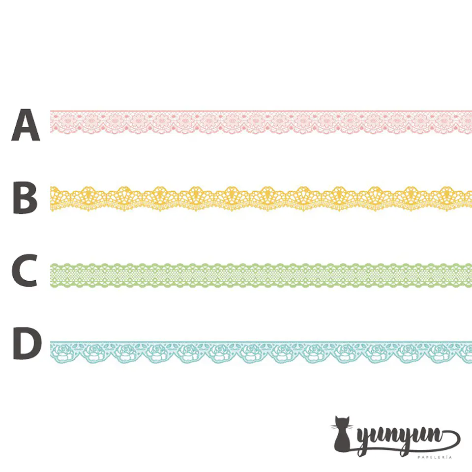 Blonda Colores - 1,5cm  5