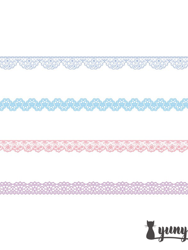 Blonda Colores - 1,5cm  6