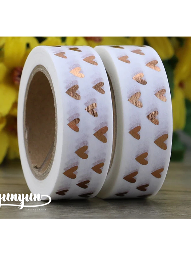 Washi tape Corazón Foil 1