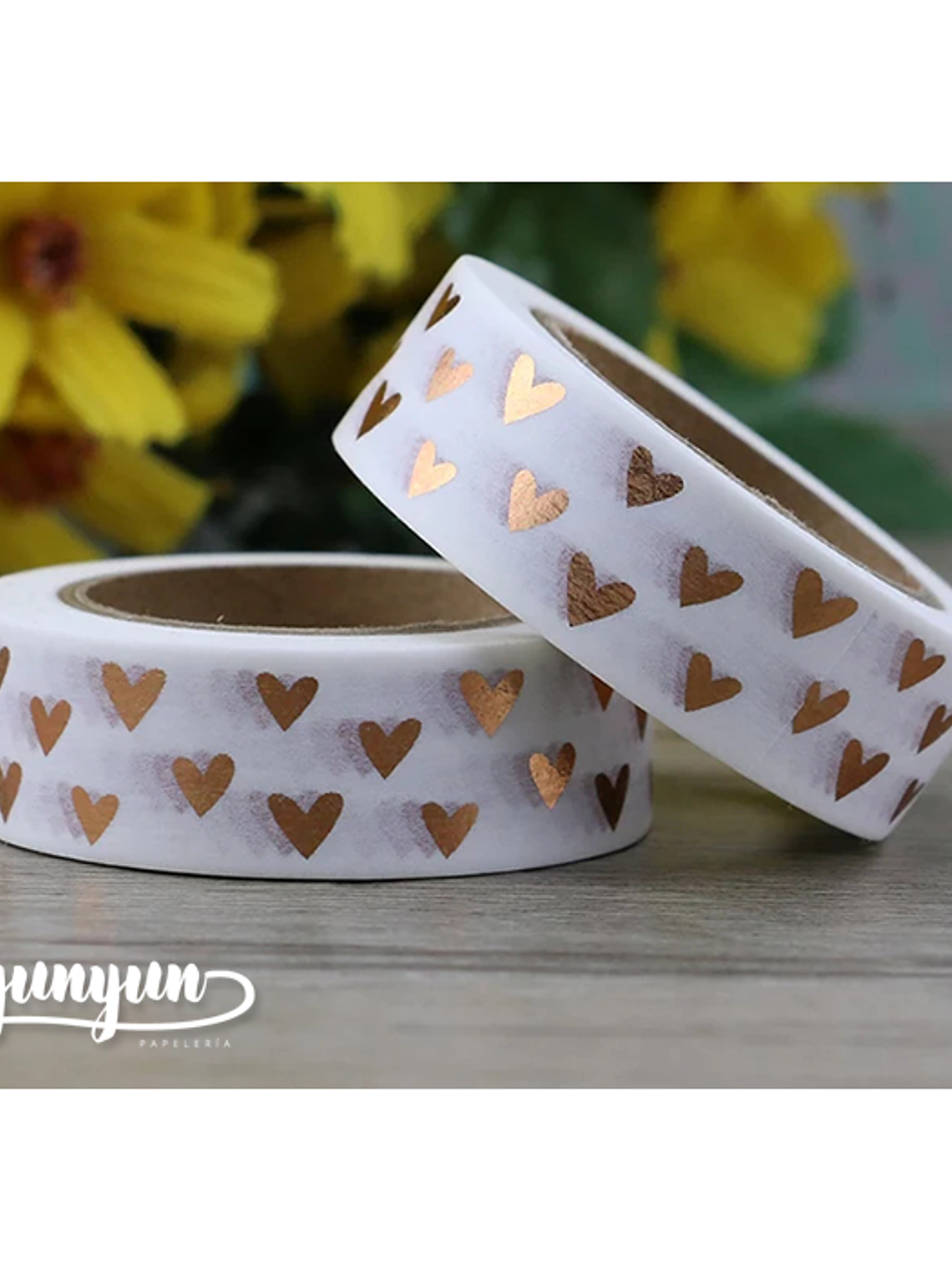 Washi tape Corazón Foil 2