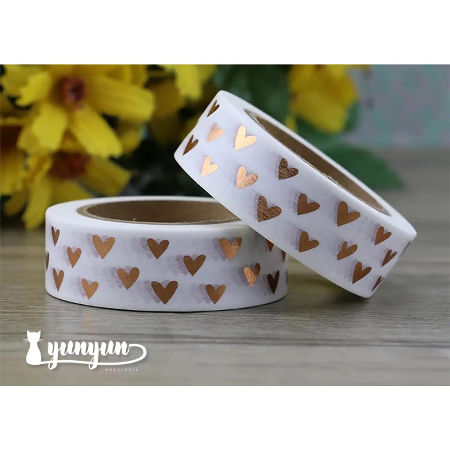Washi tape Corazón Foil 2