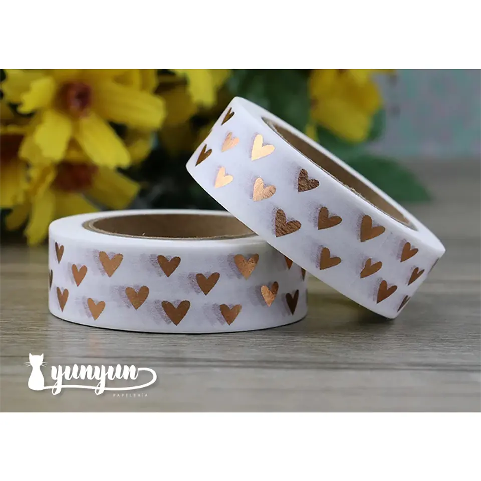 Washi tape Corazón Foil 2
