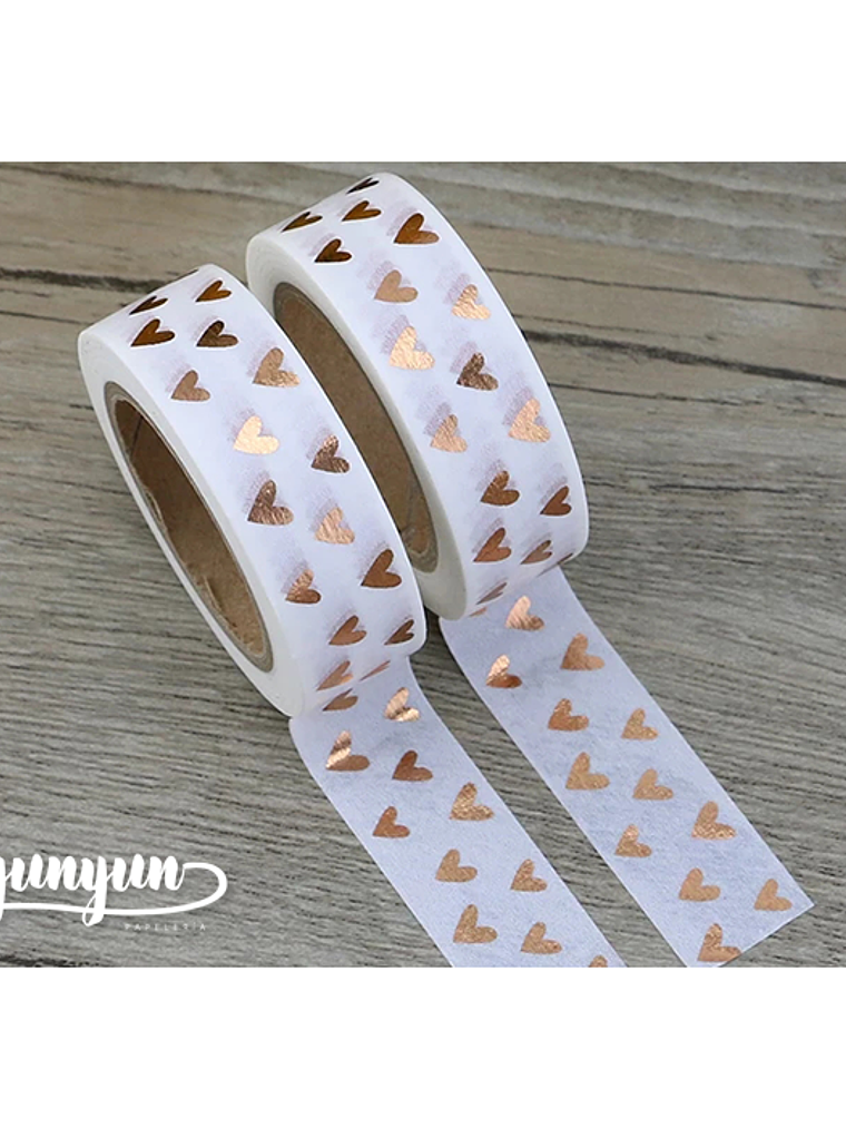 Washi tape Corazón Foil 3