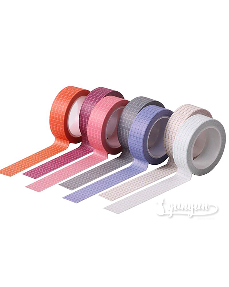 Washi Tapes Cuadrícula II - 8 mtrs