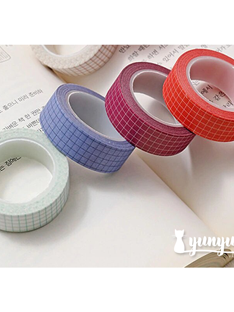 Washi Tapes Cuadrícula II - 8 mtrs 3