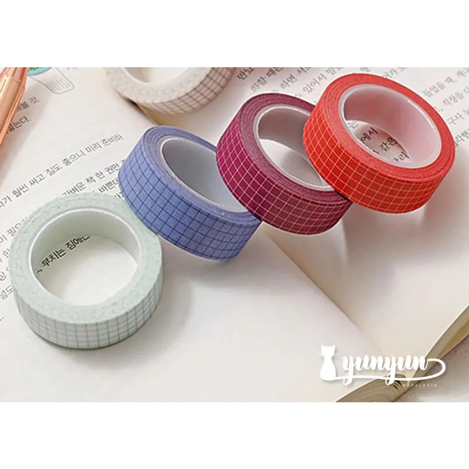 Washi Tapes Cuadrícula II - 8 mtrs 3