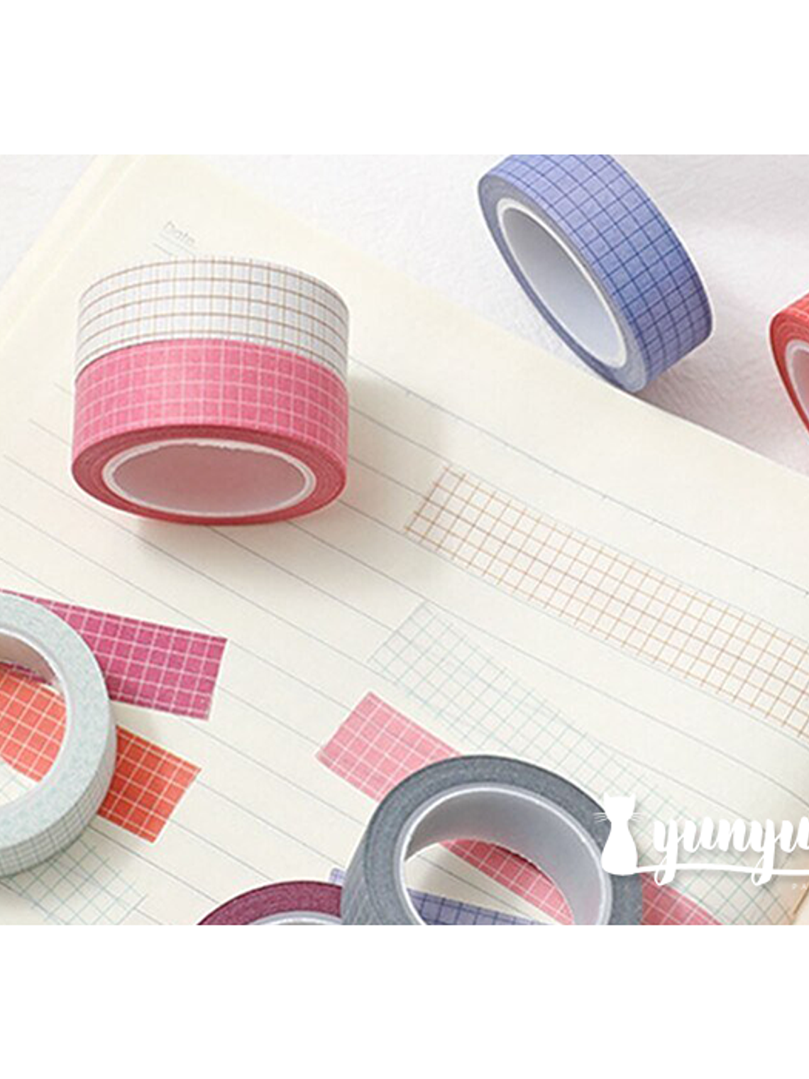 Washi Tapes Cuadrícula II - 8 mtrs 5