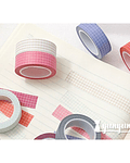 Washi Tapes Cuadrícula II - 8 mtrs