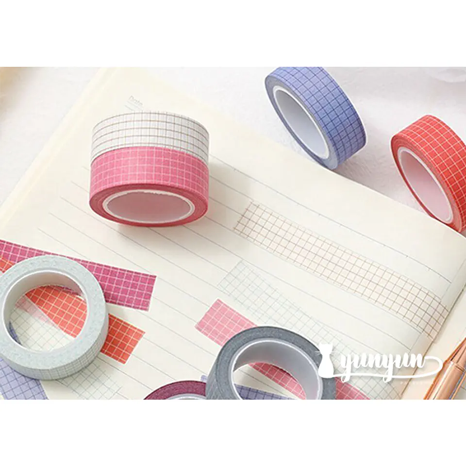 Washi Tapes Cuadrícula II - 8 mtrs 5