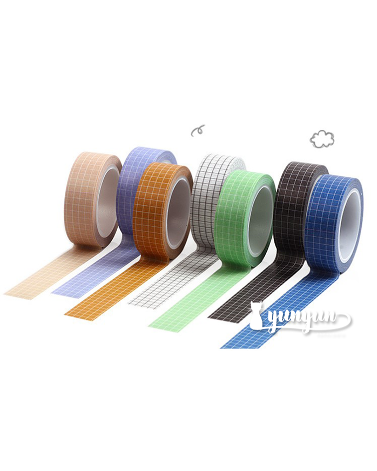 Washi Tape Cuadrícula I - 8 mtrs