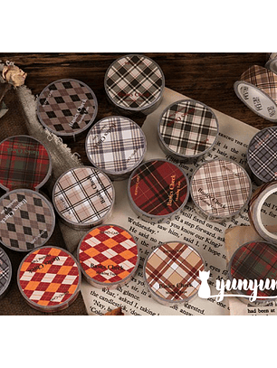 Washi Tape Cuadrillé 