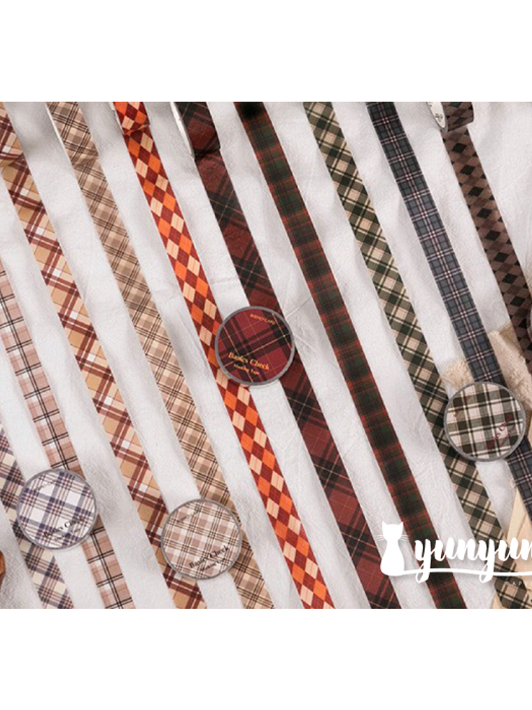 Washi Tape Cuadrillé  2