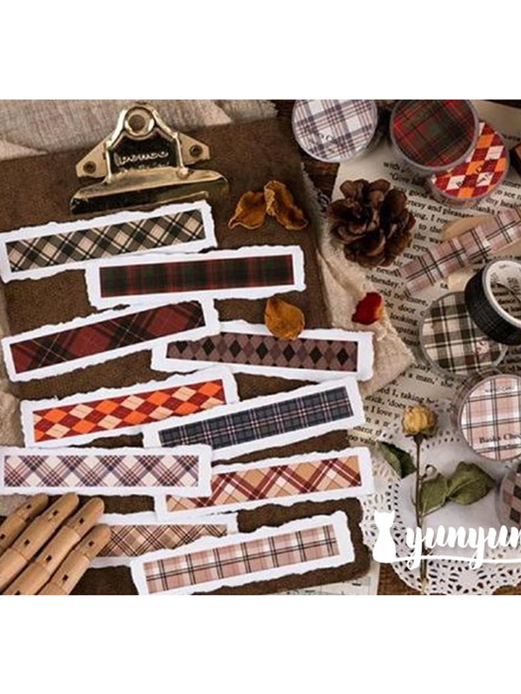 Washi Tape Cuadrillé  3