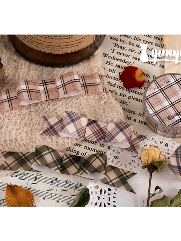 Washi Tape Cuadrillé  4