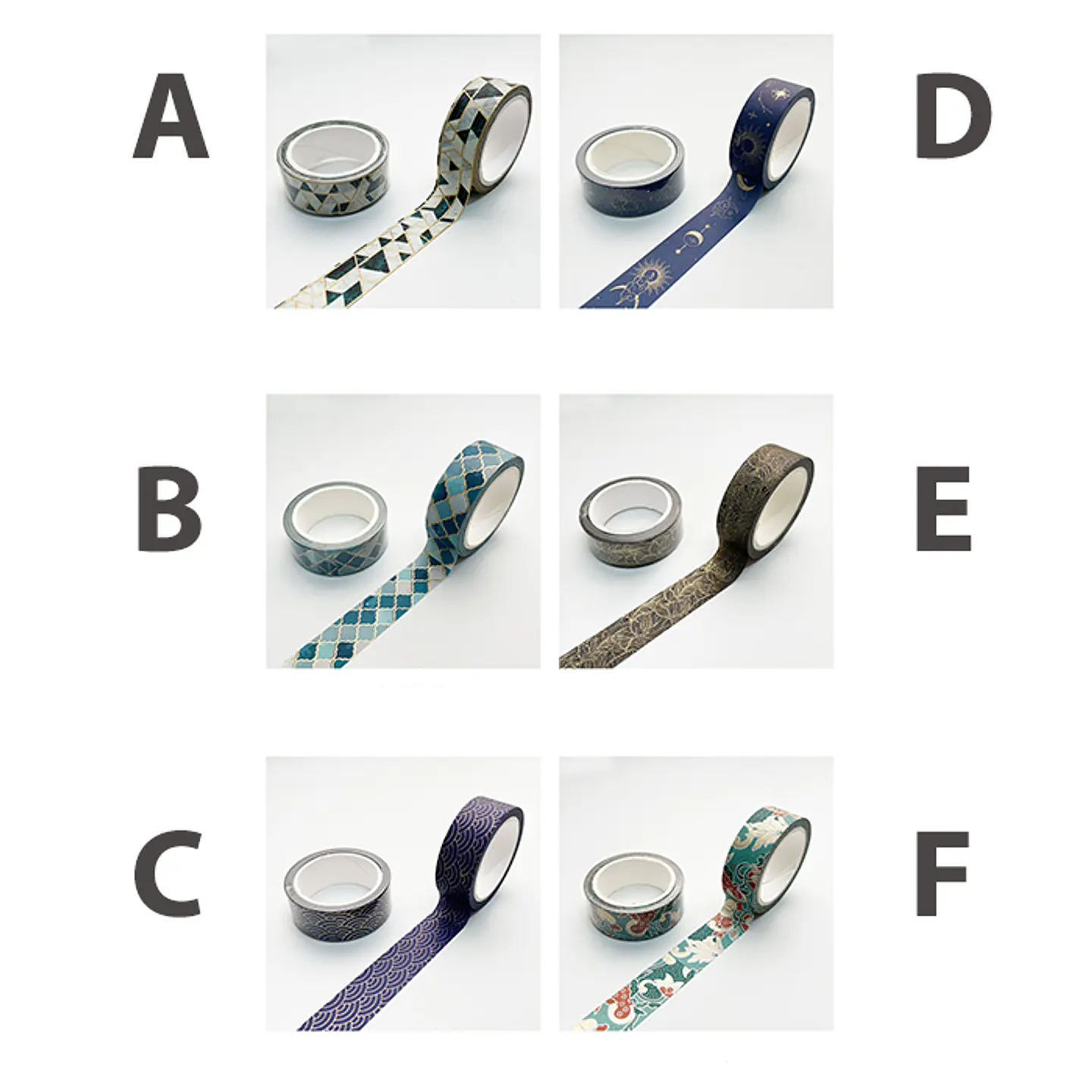 Washi Tapes Foil - 1,5cm 4