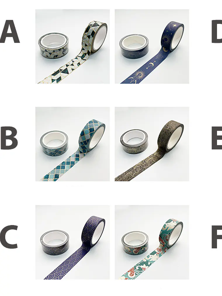 Washi Tapes Foil - 1,5cm 4