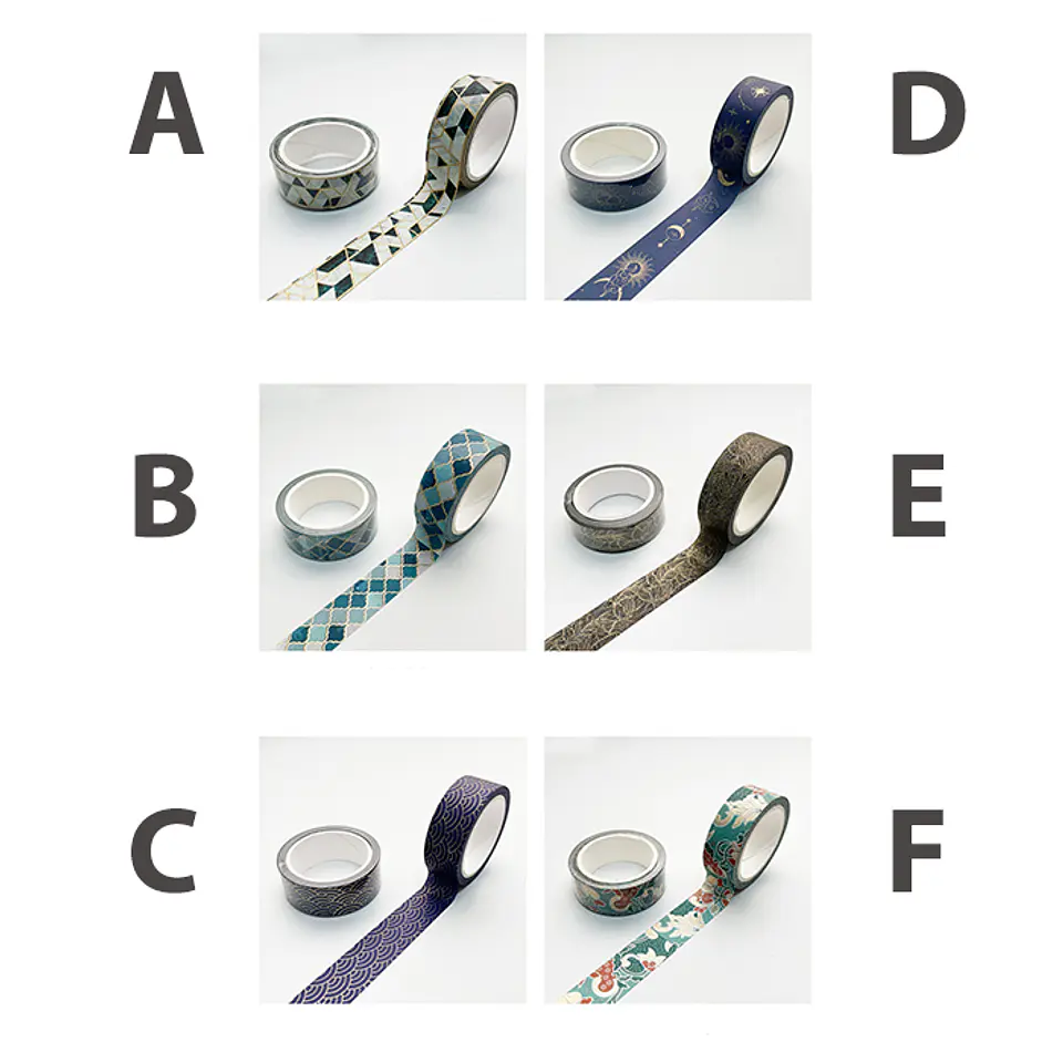 Washi Tapes Foil - 1,5cm 4