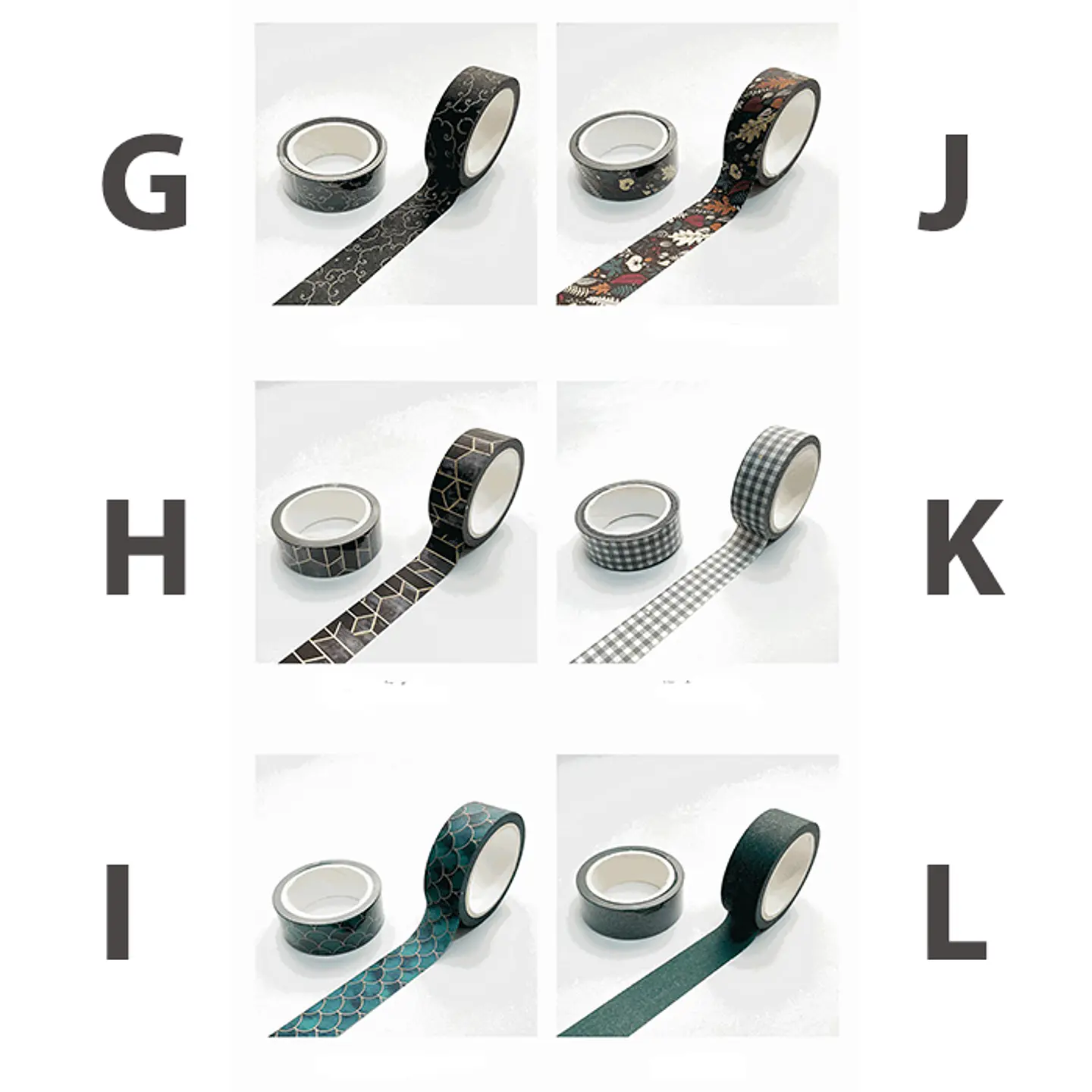 Washi Tapes Foil - 1,5cm 5