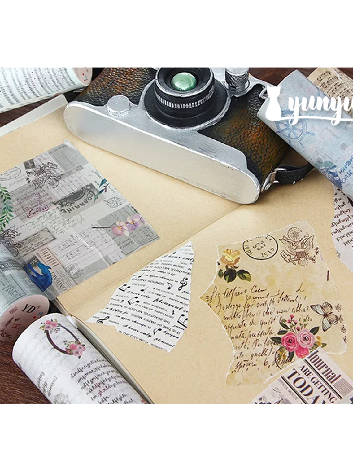 Washi Tape Vintage XL - 10 cm 2