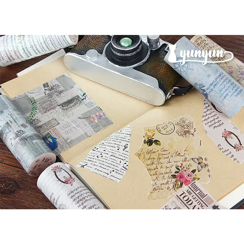 Washi Tape Vintage XL - 10 cm 2