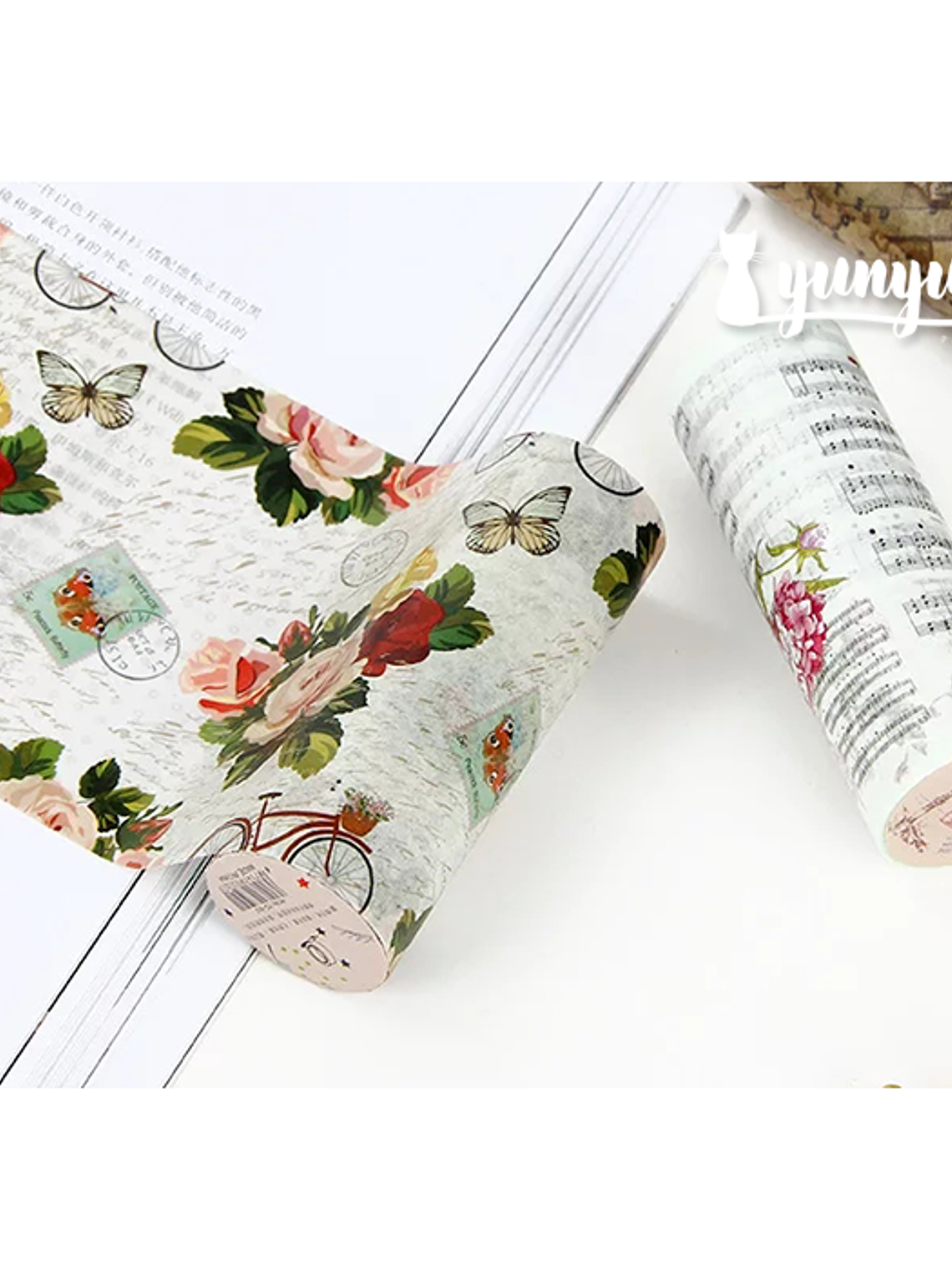Washi Tape Vintage XL - 10 cm 3