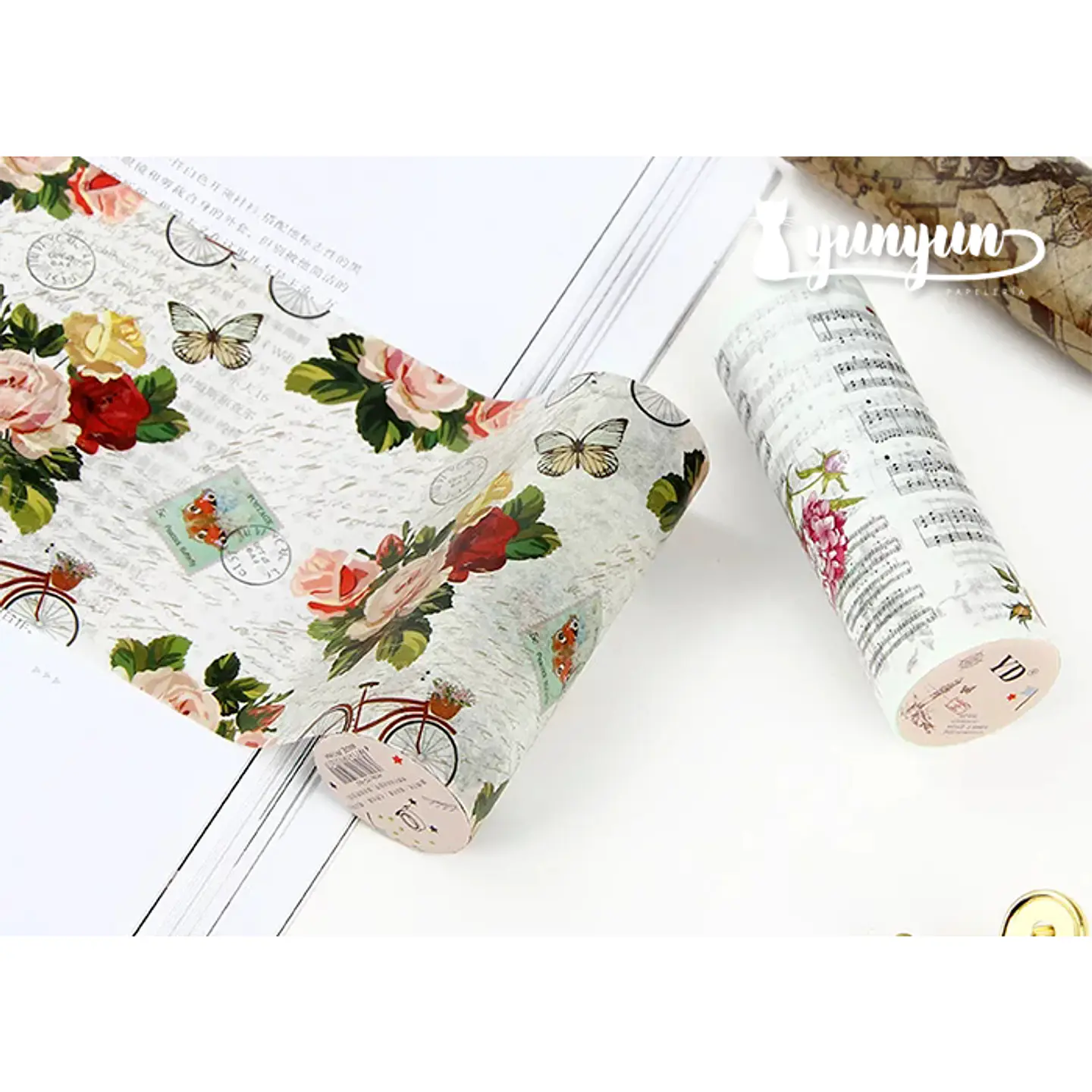 Washi Tape Vintage XL - 10 cm 3