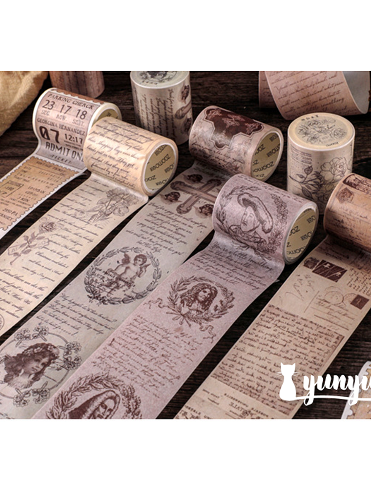 Washi Tapes Vintage - 5 cm 2