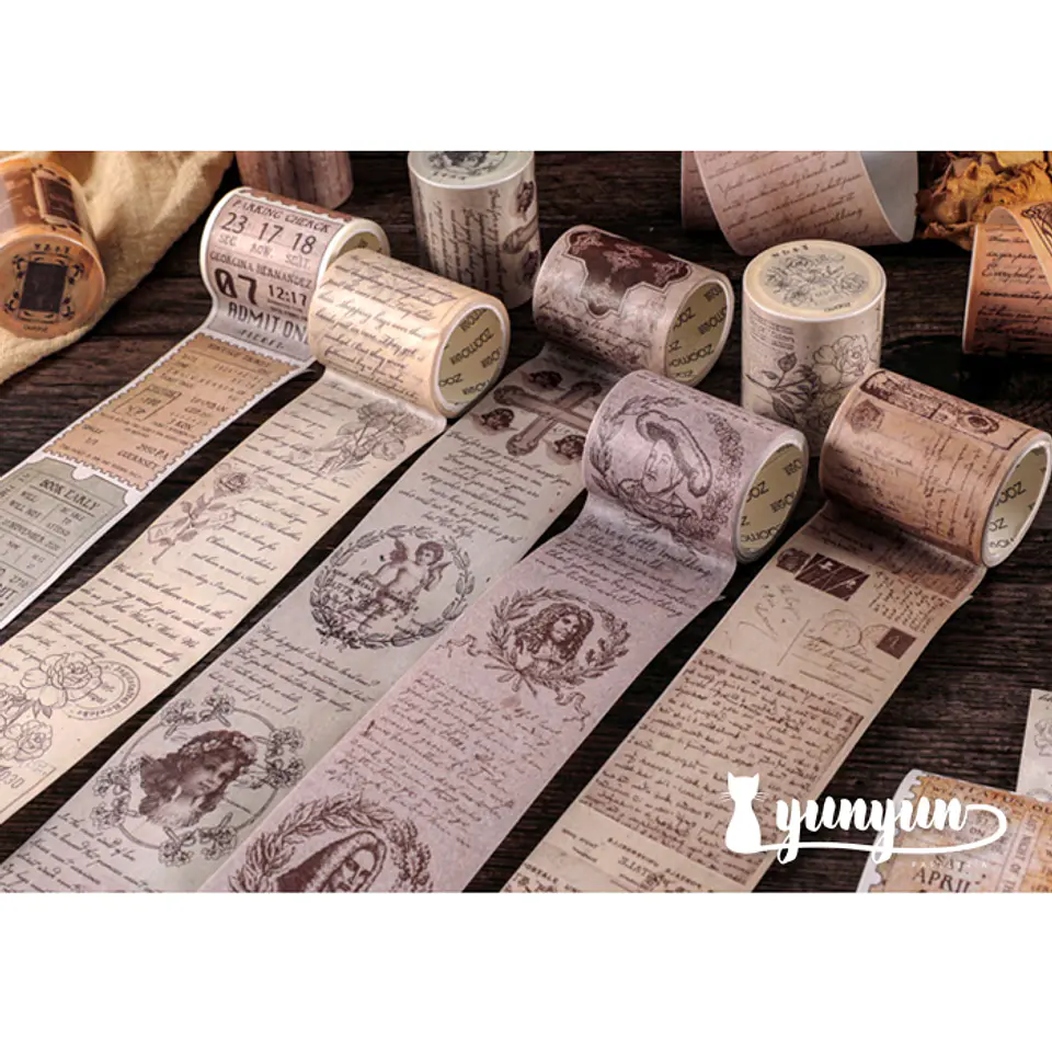 Washi Tapes Vintage - 5 cm 2